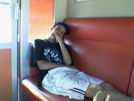 moi dans le train